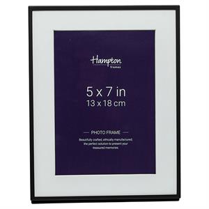 Hampton Frames Madrid Black Steel Photo Frame Various Sizes